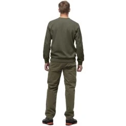 Norrona Sweatshirt - Crew Neck Unisex - Olive Night -Norrona norrona crew neck unisex longsleeve olive night 4 1024882