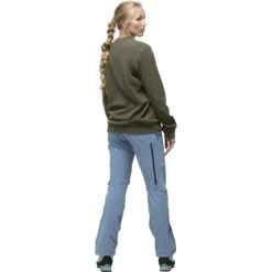 Norrona Sweatshirt - Crew Neck Unisex - Olive Night -Norrona norrona crew neck unisex longsleeve olive night 6 1024884