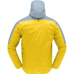 Norrona Veste Homme - Falketind Aero60 Hood - Sulphur/Blue Fog -Norrona norrona falketind aero60 hood men sulphur blue fog 2 1341344