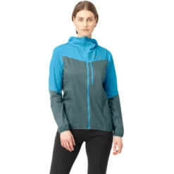 Norrona Veste Femme - Falketind Aero60 Hood - Aquarius/North Atlantic