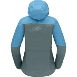 Norrona Veste Femme - Falketind Aero60 Hood - Aquarius/North Atlantic -Norrona norrona falketind aero60 hood women aquarius north atlantic 2 1123565