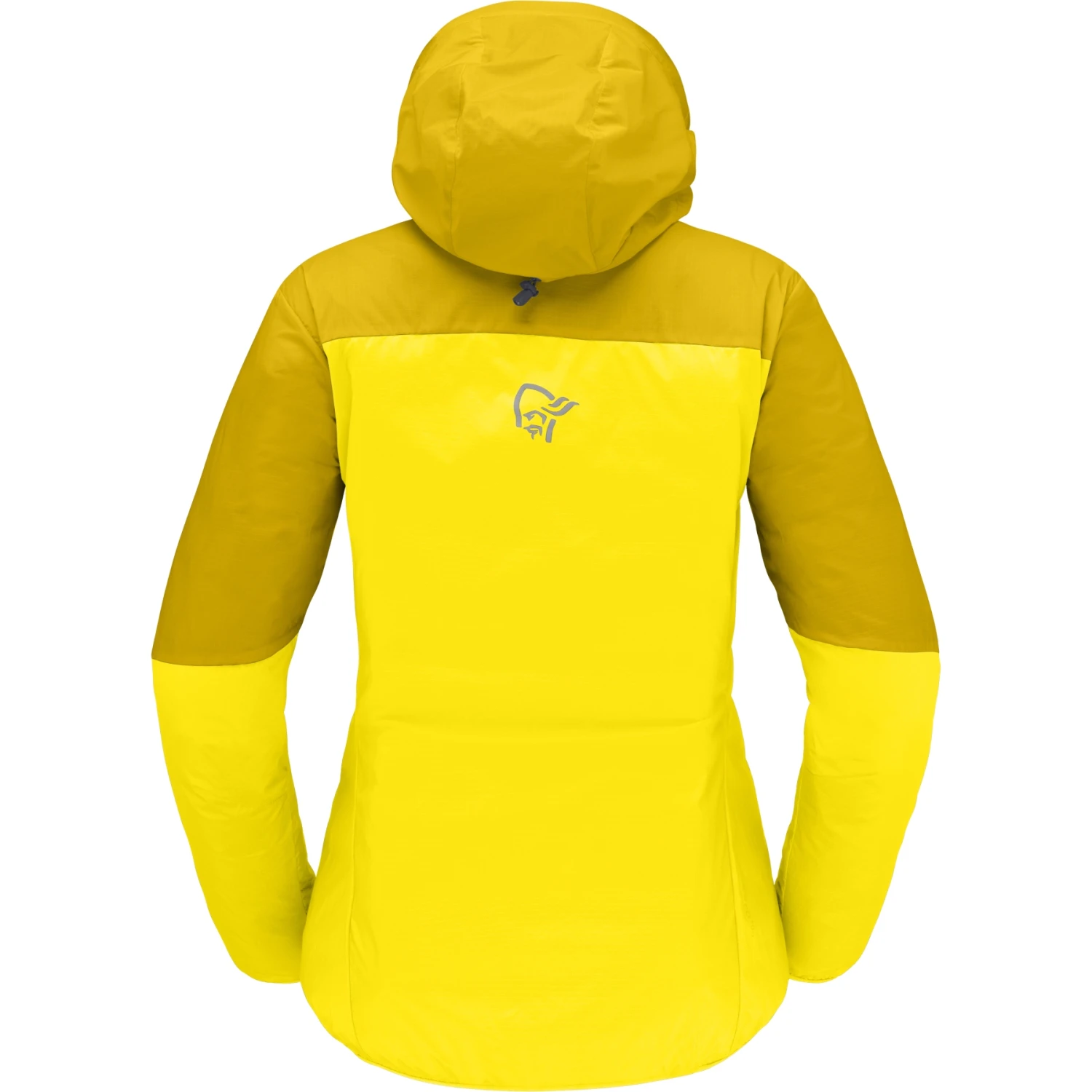 Norrona Veste Femme - Falketind Aero60 Hood - Sulphur/Blazing Yellow 3 Norrona Veste Femme - Falketind Aero60 Hood - Sulphur/Blazing Yellow – Image 3