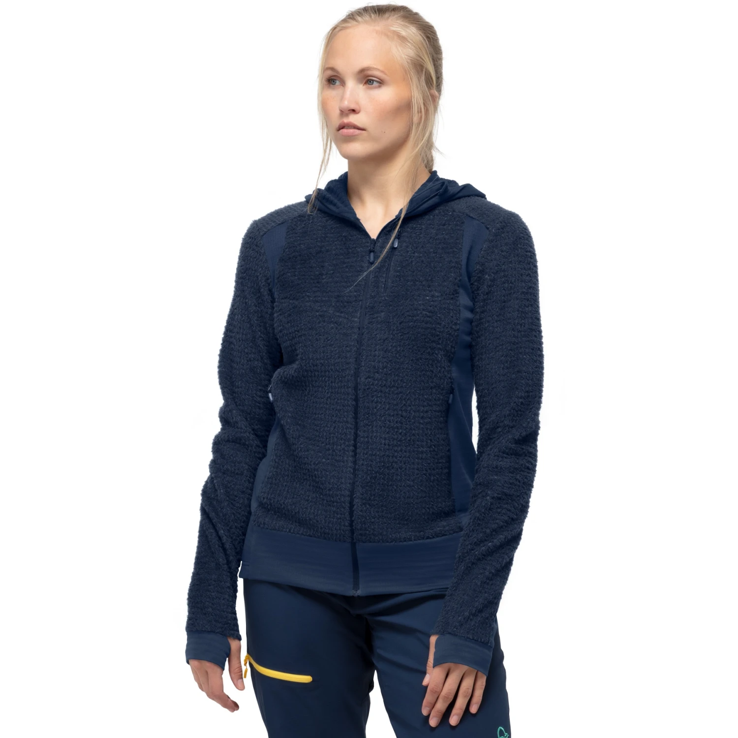 Norrona Veste Femme - Falketind Alpha120 Zip Hood - Indigo Night 1 Norrona Veste Femme - Falketind Alpha120 Zip Hood - Indigo Night
