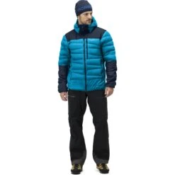 Norrona Doudoune Homme - Falketind Down750 Hood - Hawaiian Surf/Indigo Night -Norrona norrona falketind down750 hood jacket men hawaiian surf indigo night 3 1025061