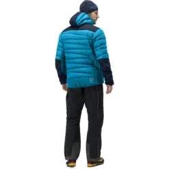 Norrona Doudoune Homme - Falketind Down750 Hood - Hawaiian Surf/Indigo Night -Norrona norrona falketind down750 hood jacket men hawaiian surf indigo night 4 1025062