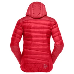 Norrona Doudoune Femme - Falketind Down750 Hood - True Red -Norrona norrona falketind down750 hood jacket w truered 2 860982