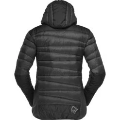 Norrona Doudoune Femme - Falketind Down750 Hood - Caviar -Norrona norrona falketind down750 hood jacket women caviar 2 902999