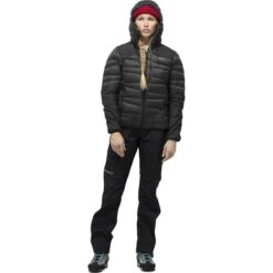 Norrona Doudoune Femme - Falketind Down750 Hood - Caviar -Norrona norrona falketind down750 hood jacket women caviar 3 903000