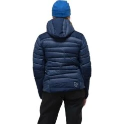 Norrona Doudoune Femme - Falketind Down750 Hood - Indigo Night -Norrona norrona falketind down750 hood jacket women indigo night 2 1460753