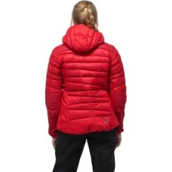 Norrona Doudoune Femme - Falketind Down750 Hood - True Red -Norrona norrona falketind down750 hood jacket women true red 2 1460757