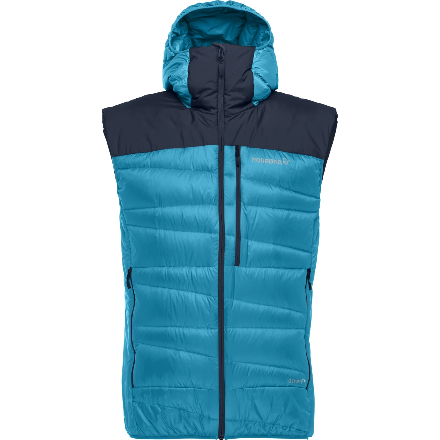 Norrona Doudoune Sans Manches Homme - Falketind Down750 - Hawaiian Surf/Indigo Night 2 Norrona Doudoune Sans Manches Homme - Falketind Down750 - Hawaiian Surf/Indigo Night – Image 2