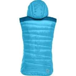 Norrona Doudoune Sans Manches Femme - Falketind Down750 - Aquarius/Mykonos Blue -Norrona norrona falketind down750 vest women aquarius mykonos blue 3 1517587