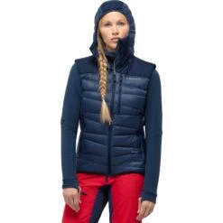 Norrona Doudoune Sans Manches Femme - Falketind Down750 - Indigo Night