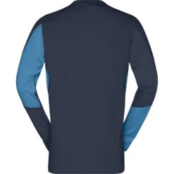 Norrona T-Shirt Manches Longues Homme - Falketind Equaliser Merino Round Neck - Hawaiian Surf/Indigo Night -Norrona norrona falketind equaliser merino round neck men hawaiian surf indigo night 2 1123636