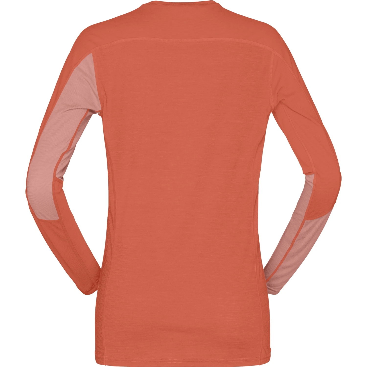 Norrona T-Shirt Manches Longues Femme - Falketind Equaliser Merino Round Neck - Peach Amber/Orange Alert 3 Norrona T-Shirt Manches Longues Femme - Falketind Equaliser Merino Round Neck - Peach Amber/Orange Alert – Image 3