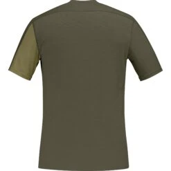 Norrona T-Shirt Homme - Falketind Equaliser Merino - Olive Drab/Olive Night -Norrona norrona falketind equaliser merino t shirt men olive drab olive night 2 1341484