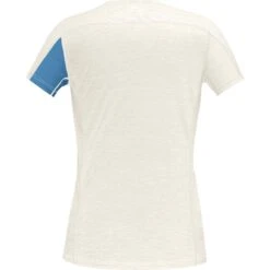 Norrona T-Shirt Femme - Falketind Equaliser Merino - Hawaiian Surf/Snowdrop -Norrona norrona falketind equaliser merino t shirt women hawaiian surf snowdrop 3 1517597