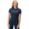 Norrona T-Shirt Femme - Falketind Equaliser Merino - Indigo Night