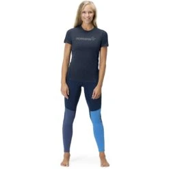 Norrona T-Shirt Femme - Falketind Equaliser Merino - Indigo Night 8 Norrona T-Shirt Femme - Falketind Equaliser Merino - Indigo Night -Norrona norrona falketind equaliser merino t shirt women indigo night 2 1460804