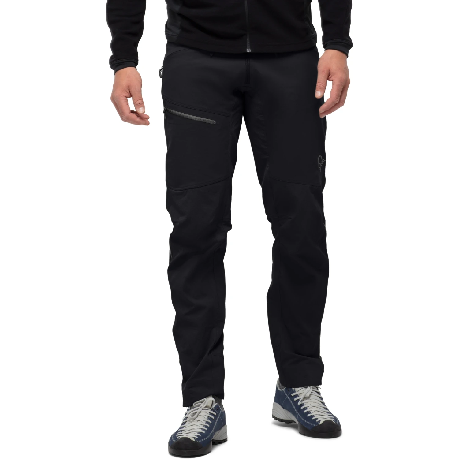 Norrona Pantalon Hommes - Falketind Flex1 Heavy Duty - Caviar/Zip Grey 1 Norrona Pantalon Hommes - Falketind Flex1 Heavy Duty - Caviar/Zip Grey