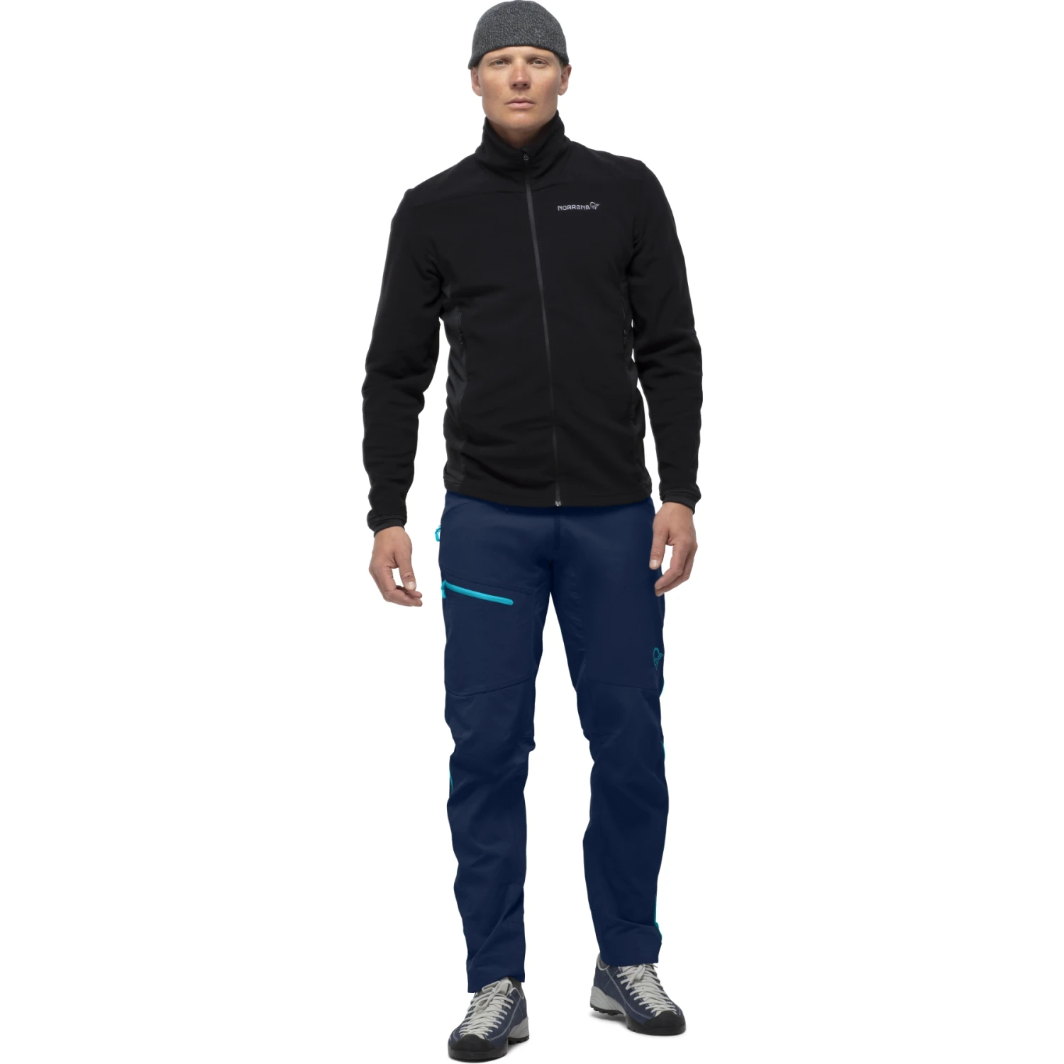Norrona Pantalon Hommes - Falketind Flex1 Heavy Duty - Indigo Night/Hawaiian Surf 4 Norrona Pantalon Hommes - Falketind Flex1 Heavy Duty - Indigo Night/Hawaiian Surf â Image 4