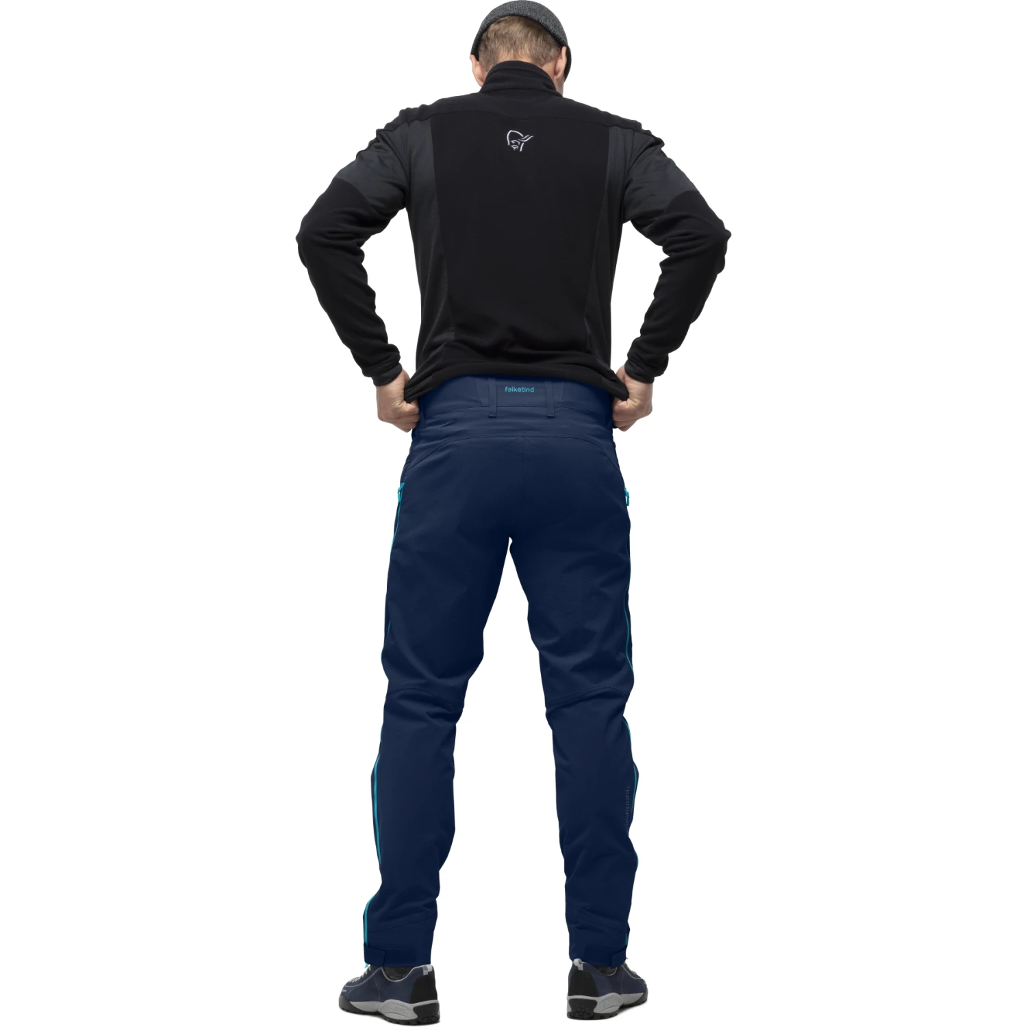 Norrona Pantalon Hommes - Falketind Flex1 Heavy Duty - Indigo Night/Hawaiian Surf 5 Norrona Pantalon Hommes - Falketind Flex1 Heavy Duty - Indigo Night/Hawaiian Surf â Image 5