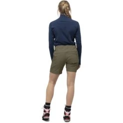 Norrona Short Femme - Falketind Flex1 - Olive Night -Norrona norrona falketind flex1 shorts women olive night model 2 1399452