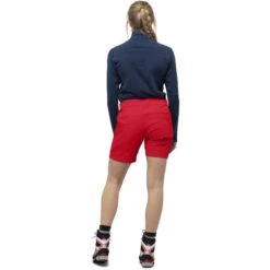 Norrona Short Femme - Falketind Flex1 - True Red -Norrona norrona falketind flex1 shorts women true red model 2 1399456