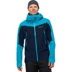 Norrona Veste Homme - Falketind Gore-Tex - Hawaiian Surf/Indigo Night