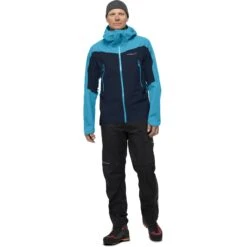 Norrona Veste Homme - Falketind Gore-Tex - Hawaiian Surf/Indigo Night -Norrona norrona falketind gore tex jacket men hawaiian surf indigo night 3 1025282
