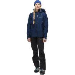 Norrona Veste Femme - Falketind Gore-Tex - Indigo Night -Norrona norrona falketind gore tex jacket women indigo night 2 1025315