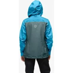 Norrona Veste Femme - Falketind Gore-Tex - Aquarius/North Atlantic -Norrona norrona falketind gore tex jacket women model 2 1150947