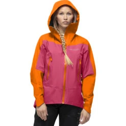 Norrona Veste Femme - Falketind Gore-Tex - Orange Popsicle/Honeysuckle