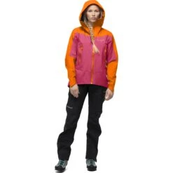 Norrona Veste Femme - Falketind Gore-Tex - Orange Popsicle/Honeysuckle -Norrona norrona falketind gore tex jacket women orange popsicle honeysuckle 3 1025320