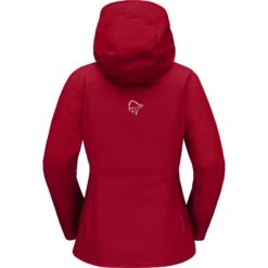 Norrona Veste Femme - Falketind Gore-Tex Paclite - Jester Red/True Red -Norrona norrona falketind gore tex paclite jacket women jester red true red 2 1126233