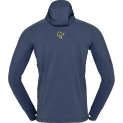 Norrona Veste Homme - Falketind Power Grid Hood - Vintage Indigo -Norrona norrona falketind power grid hood men vintage indigo 2 1341866