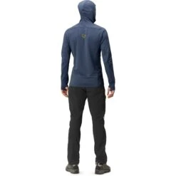 Norrona Veste Homme - Falketind Power Grid Hood - Vintage Indigo -Norrona norrona falketind power grid hood men vintage indigo model 2 1399556