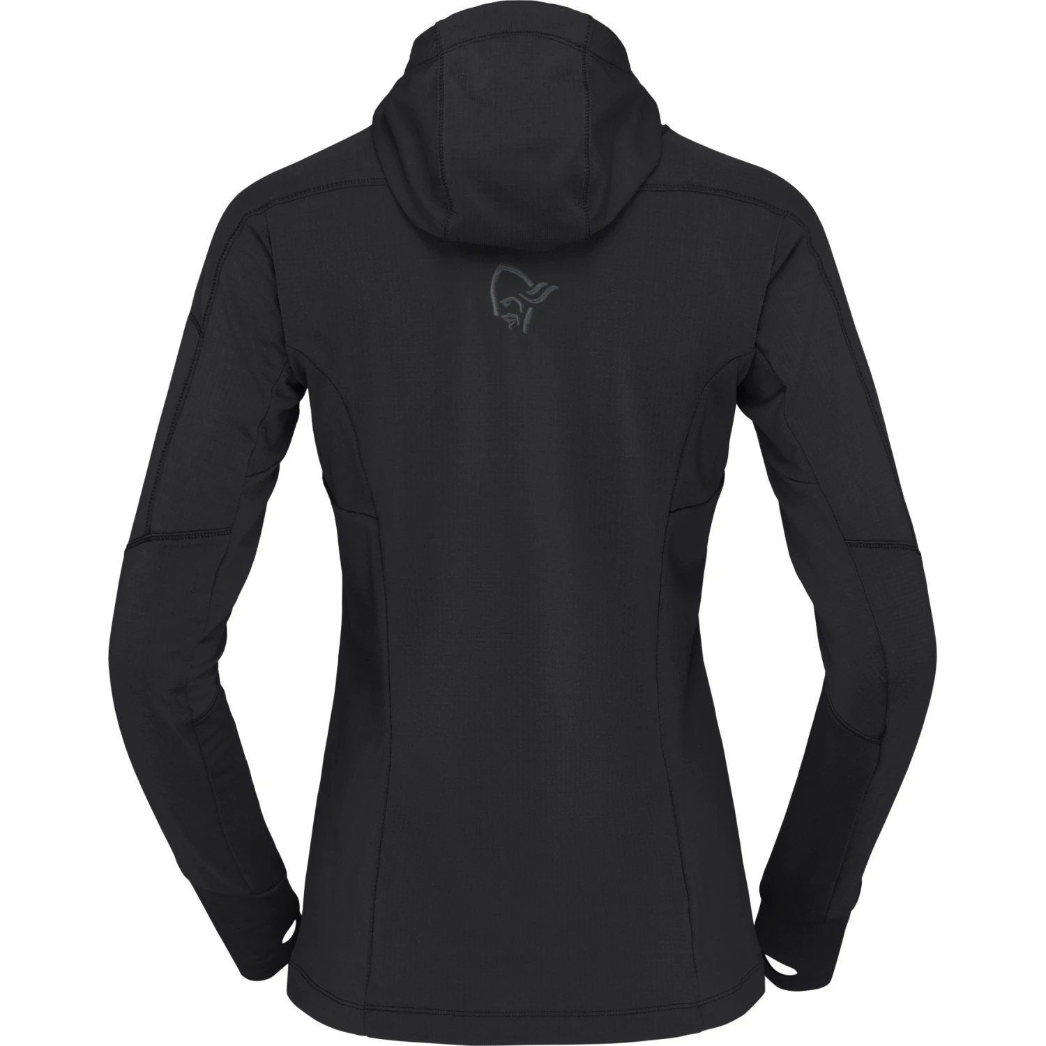 Norrona Veste Femme - Falketind Power Grid Hood - Caviar 3 Norrona Veste Femme - Falketind Power Grid Hood - Caviar – Image 3