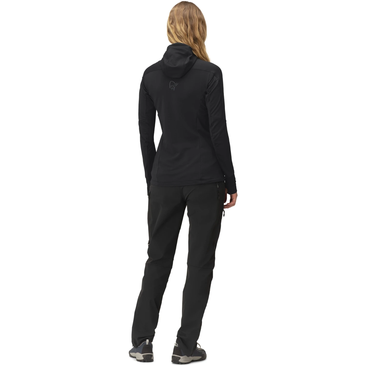 Norrona Veste Femme - Falketind Power Grid Hood - Caviar 5 Norrona Veste Femme - Falketind Power Grid Hood - Caviar – Image 5