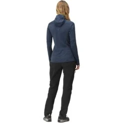 Norrona Veste Femme - Falketind Power Grid Hood - Indigo Night 9 Norrona Veste Femme - Falketind Power Grid Hood - Indigo Night -Norrona norrona falketind power grid hood women indigo night model 2 1399514
