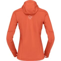 Norrona Veste Femme - Falketind Power Grid Hood - Orange Alert 7 Norrona Veste Femme - Falketind Power Grid Hood - Orange Alert -Norrona norrona falketind power grid hood women orange alert 2 1341891