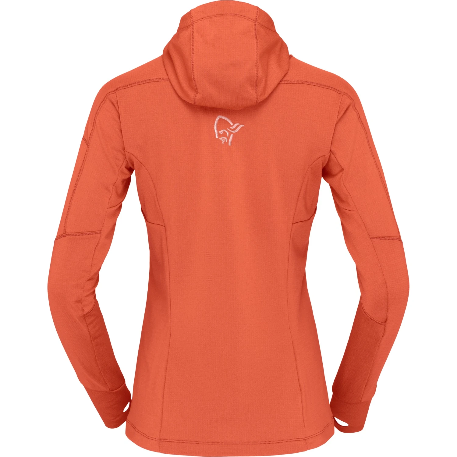 Norrona Veste Femme - Falketind Power Grid Hood - Orange Alert 3 Norrona Veste Femme - Falketind Power Grid Hood - Orange Alert â Image 3