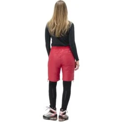 Norrona Short Isotherme Femme - Falketind Thermo40 - True Red -Norrona norrona falketind thermo40 shorts women true red 4 1025486