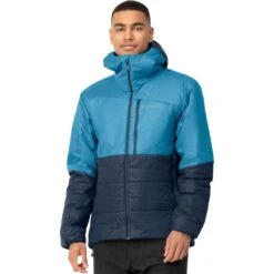 Norrona Veste Homme - Falketind Thermo60 Hood - Hawaiian Surf/Indigo Night
