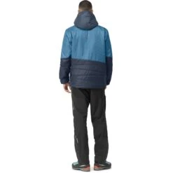 Norrona Veste Homme - Falketind Thermo60 Hood - Hawaiian Surf/Indigo Night -Norrona norrona falketind thermo60 hood men hawaiian surf indigo night 3 1461804