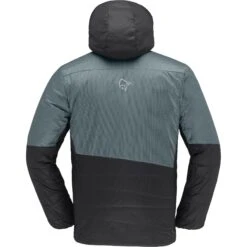 Norrona Veste Homme - Falketind Thermo60 Hood - North Atlantic/Caviar -Norrona norrona falketind thermo60 hood men north atlantic caviar 2 1126347