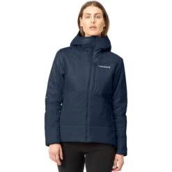 Norrona Veste Femme - Falketind Thermo60 Hood - Indigo Night