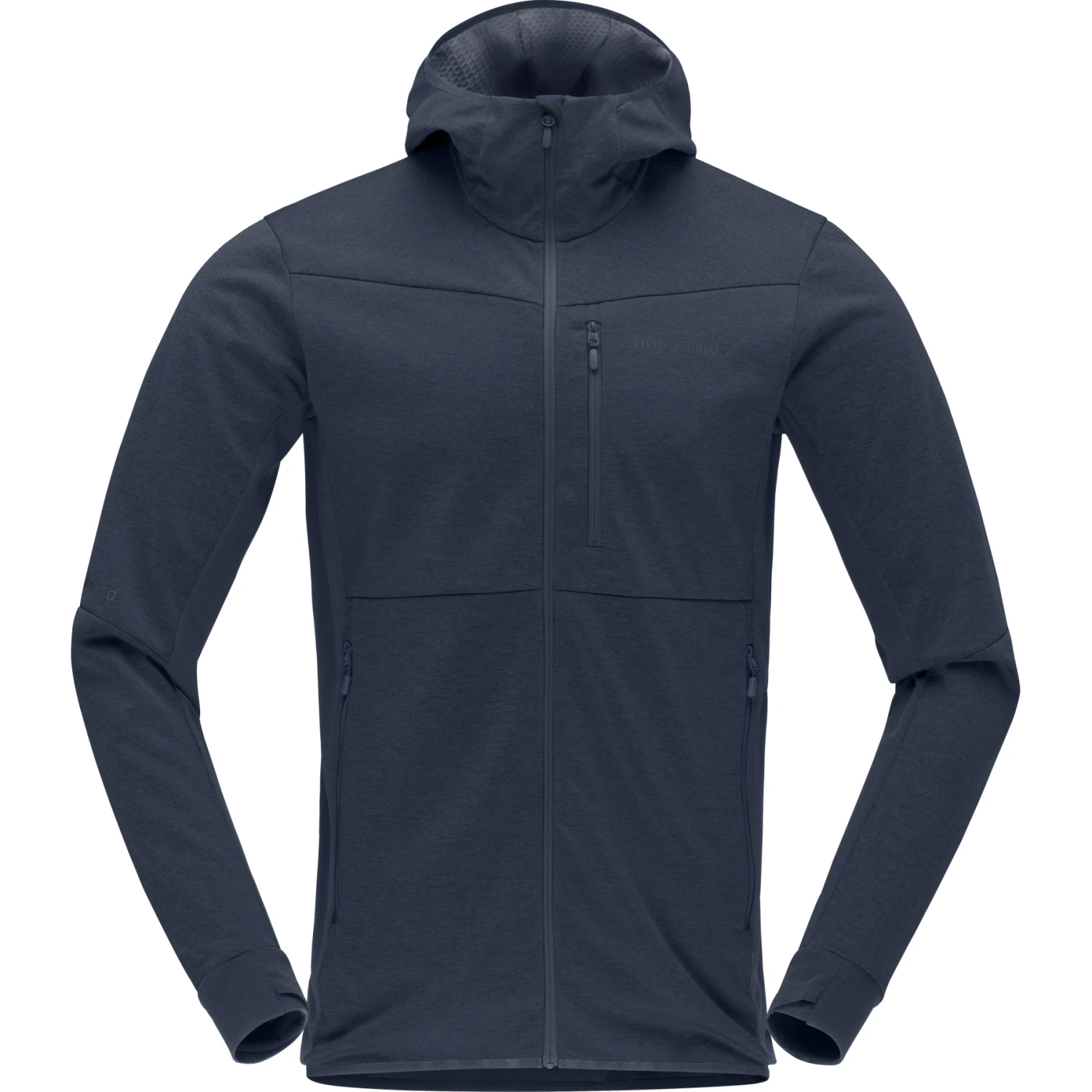 Norrona Veste Homme - Falketind Warm2 Octa Hood - Indigo Night 2 Norrona Veste Homme - Falketind Warm2 Octa Hood - Indigo Night – Image 2