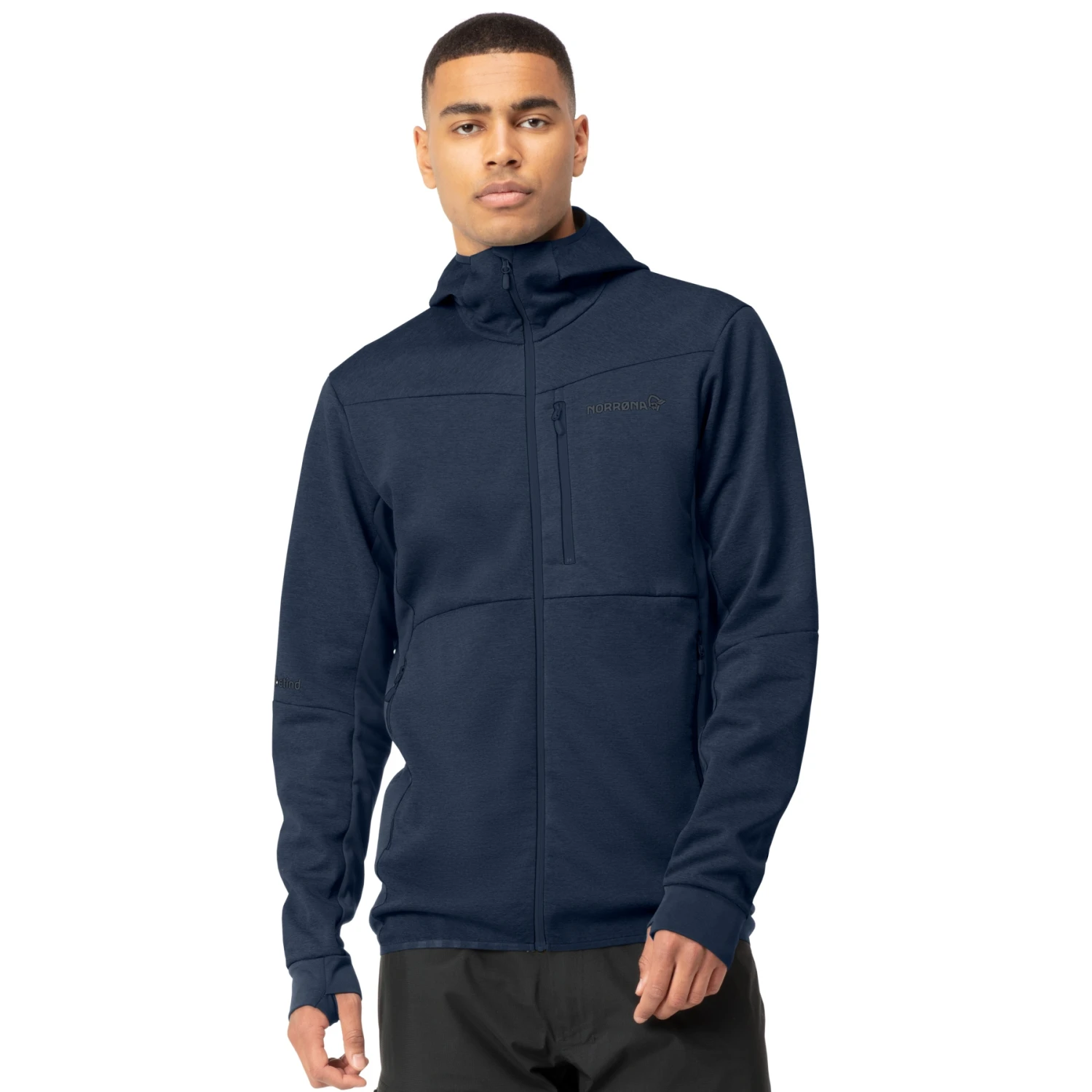 Norrona Veste Homme - Falketind Warm2 Octa Hood - Indigo Night 1 Norrona Veste Homme - Falketind Warm2 Octa Hood - Indigo Night