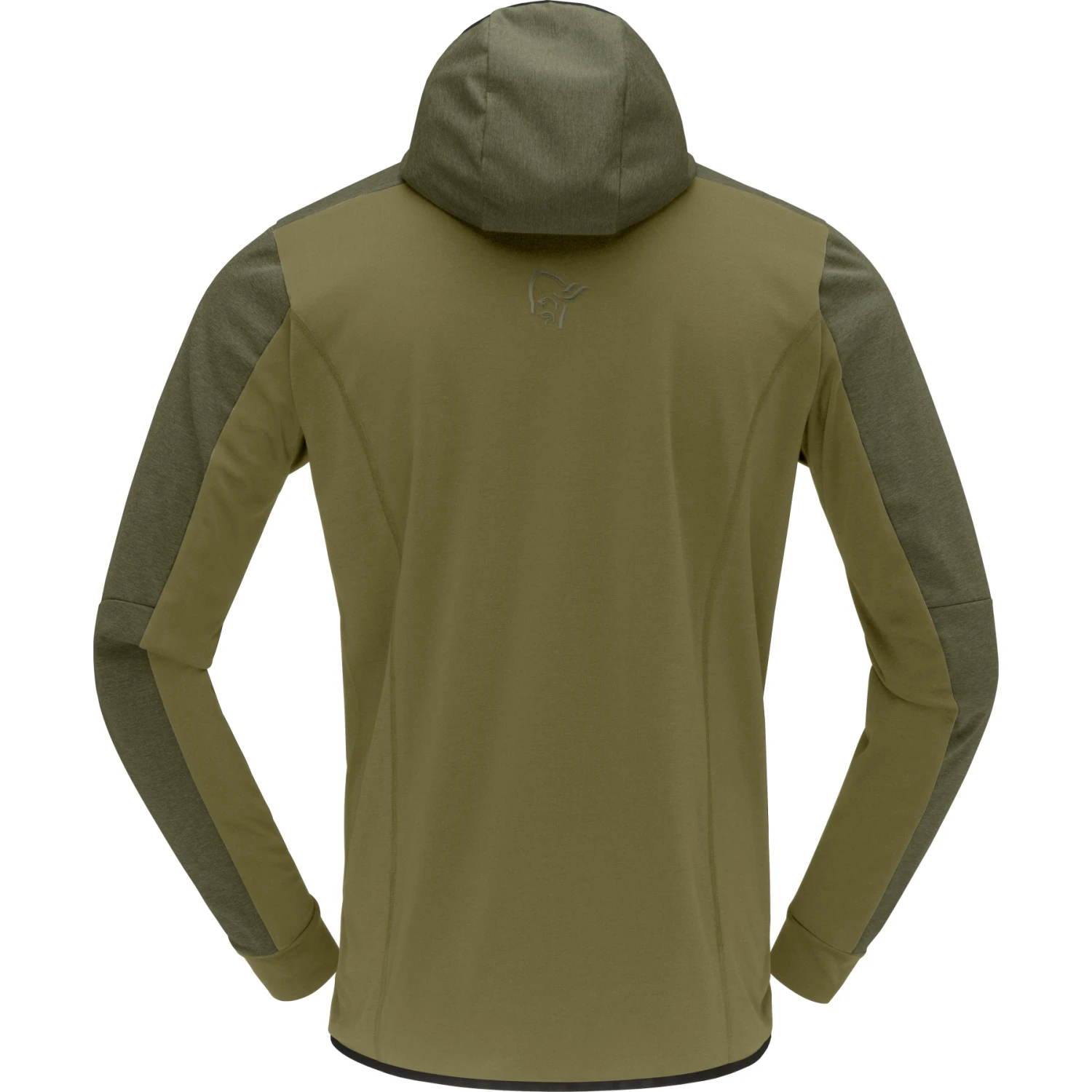 Norrona Veste Homme - Falketind Warm2 Octa Hood - Olive Night/Olive Drab 3 Norrona Veste Homme - Falketind Warm2 Octa Hood - Olive Night/Olive Drab – Image 3
